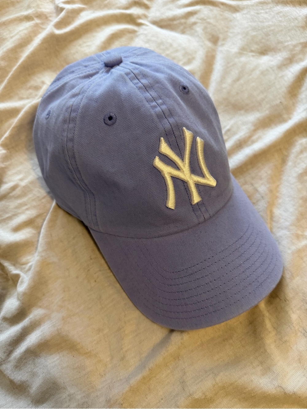 Vintage lavender and pink '47 Brand Clean Up New York Yankees cap